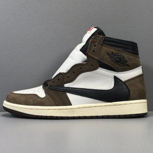 Travis Scott x Jordan 1 Backwards Swoosh Mocha - Image 1