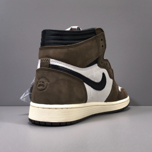 Travis Scott x Jordan 1 Backwards Swoosh Mocha - Image 5