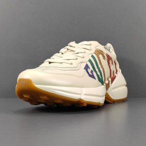 GUCCI Rhyton leather trainer - Image 2