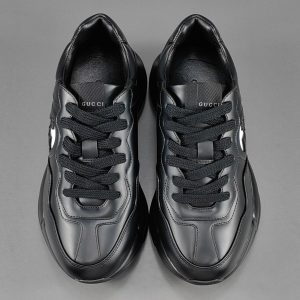 GUCCI Rhyton leather sneakers - Image 3