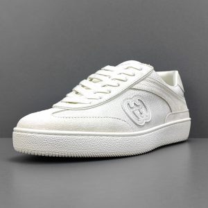 Interlocking G Suede And Canvas Sneakers - Image 2