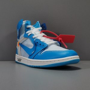 Off-White x Air Jordan 1 Retro High OG ‘UNC’ - Image 4