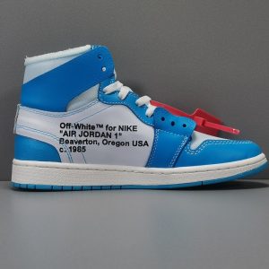 Off-White x Air Jordan 1 Retro High OG ‘UNC’ - Image 5