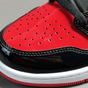 Air Jordan 1 High OG “Bred Patent” High Top Vintage Basketball Shoes - Image 9