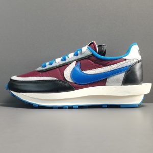 Sacai x Nike  LDWaffle  “Night Maroon and Team Royal“ - Image 4