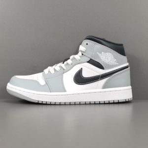 Air Jordan 1 Mid ＂Light Smoke Grey ＂ - Image 1