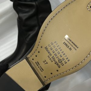 Casual Style Street Style Plain Leather Logo Mid Heel Boots - Image 14
