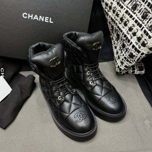 Platform Plain Toe Rubber Sole Lace-up Casual Style - Image 1