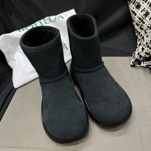 Casual Style Suede Plain Logo Boots - Image 1