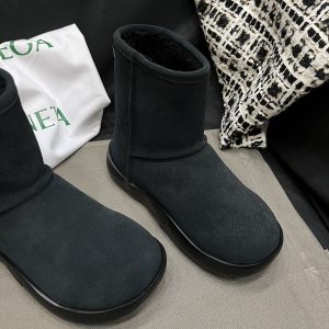 Casual Style Suede Plain Logo Boots - Image 2