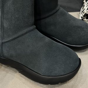 Casual Style Suede Plain Logo Boots - Image 6