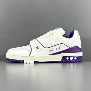 Trainer cow leather fashion sneakers - Image 1