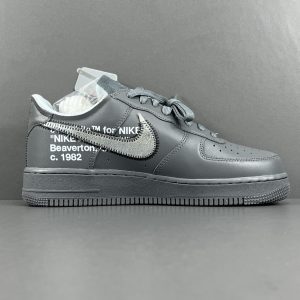 Off-White x Nike  Air Force 1  Low “Grey“ - Image 5