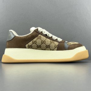 GUCCI Rubber Sole Logo Low-Top Sneakers - Image 5