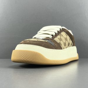 GUCCI Rubber Sole Logo Low-Top Sneakers - Image 2