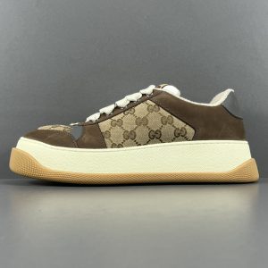 GUCCI Rubber Sole Logo Low-Top Sneakers - Image 1