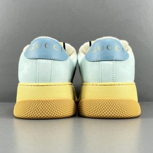 GUCCI  Rubber Sole Logo Low-Top Sneakers - Image 5