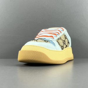 GUCCI  Rubber Sole Logo Low-Top Sneakers - Image 2