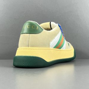 GUCCI  Rubber Sole Logo Low-Top Sneakers - Image 4