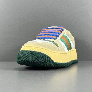 GUCCI  Rubber Sole Logo Low-Top Sneakers - Image 2