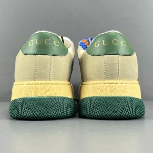 GUCCI  Rubber Sole Logo Low-Top Sneakers - Image 6