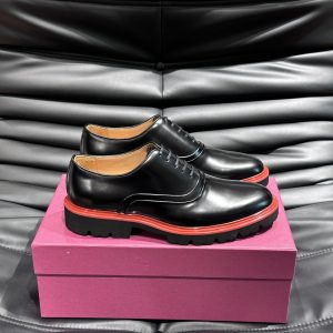 Men??s business casual leather shoes Oxford shoes - Image 3